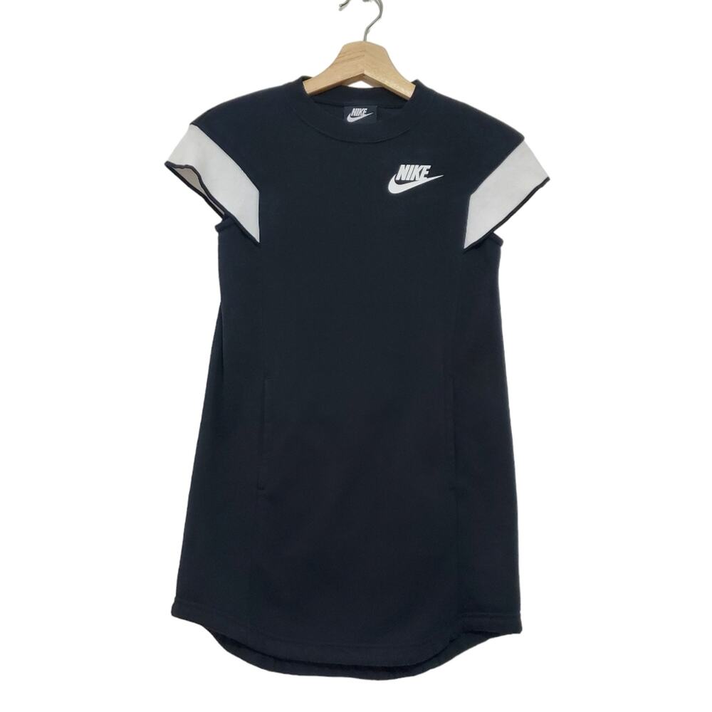 Nike | Soft Fleece Cap Sleeve Athletic Dress with Kangaroo Pocket
